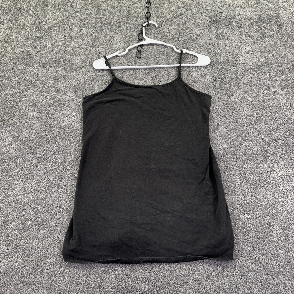 Maurices Tank Womens L Black Sleeveless Scoop Neck Stretch Jersey Casual